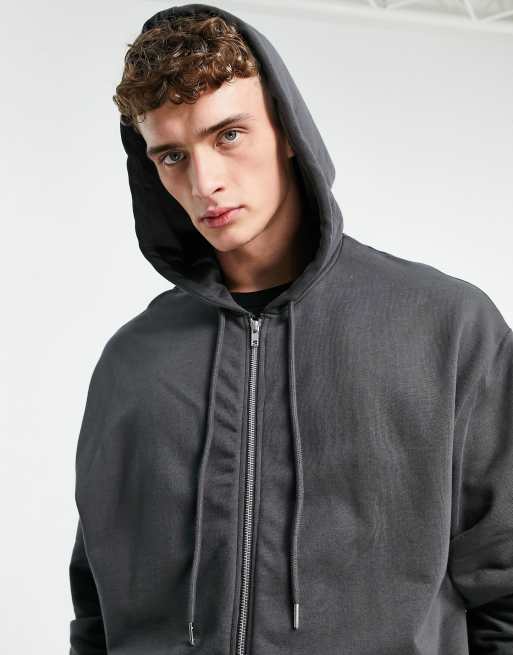 Asos mens zip up hoodie online