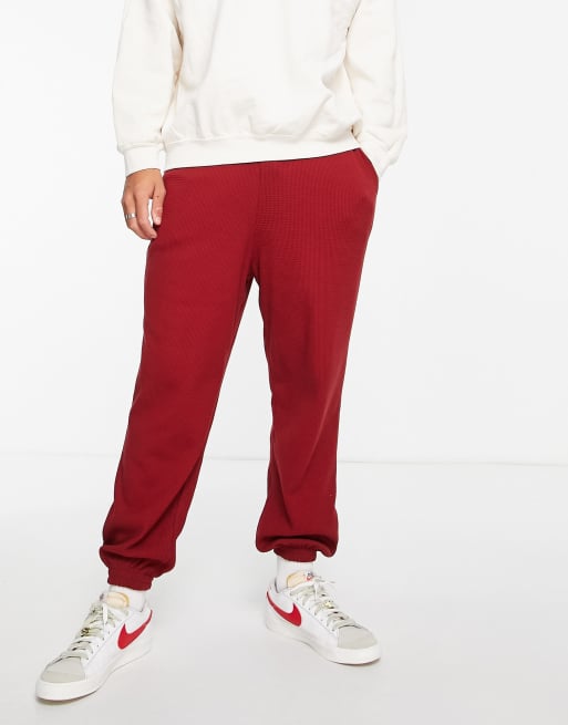 Asos discount waffle joggers