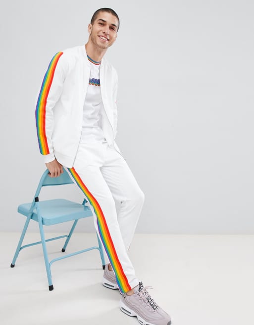 Asos rainbow sale coat