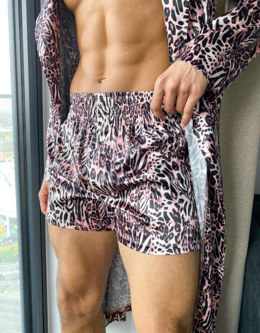 Man Leopard Printed Boxers