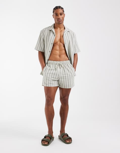 ASOS DESIGN - Co-ord set van seersucker in saliegroen - view 1