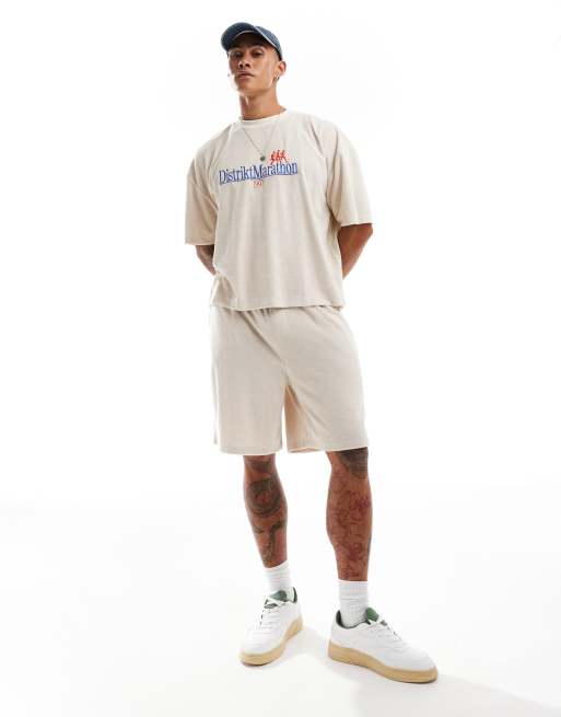 ASOS DESIGN - Co-ord set van short en overhemd