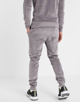 mens grey joggers asos