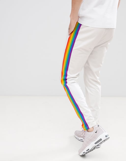 Rainbow 2024 joggers stripe