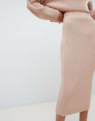 asos sweater skirt set