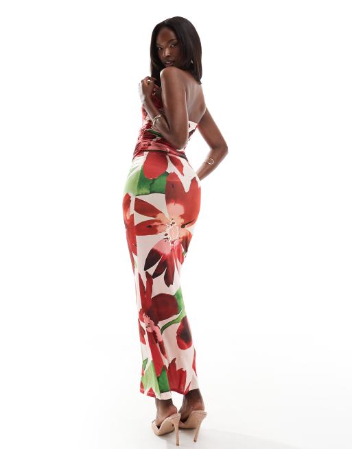 Asos floral maxi skirt clearance
