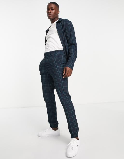 Asos check trousers sale