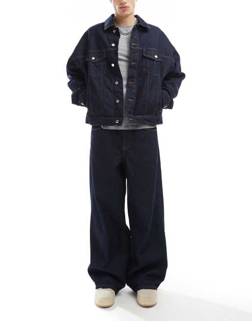 ASOS DESIGN co-ord super baggy jean in raw denim