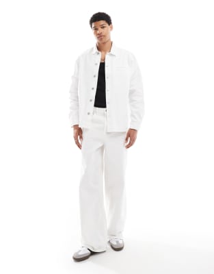 ASOS DESIGN ASOS DESIGN co-ord super baggy jeans in white