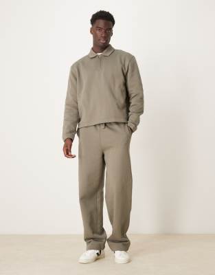 ASOS DESIGN ASOS DESIGN co-ord super baggy jogger in khaki-Green