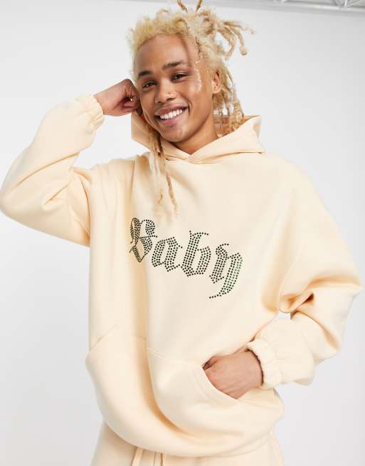 Orange hoodie asos clearance