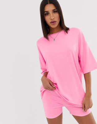 asos pink t shirt