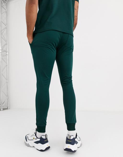 ASOS DESIGN co-ord relaxed fleece NFL Jets Jogger in cut and sew