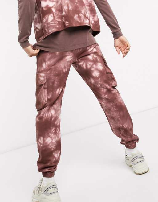 ASOS DESIGN satin jogger with pockets