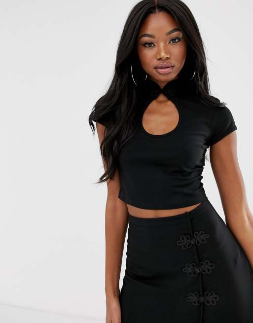 ASOS Design co-ord with open neck and split, 3 of 3