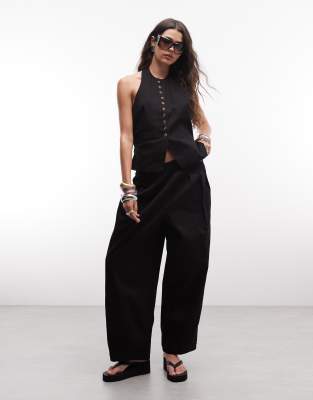 ASOS DESIGN co-ord trousers in black