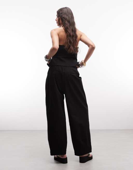 ASOS DESIGN co-ord trousers in black, 4 of 5