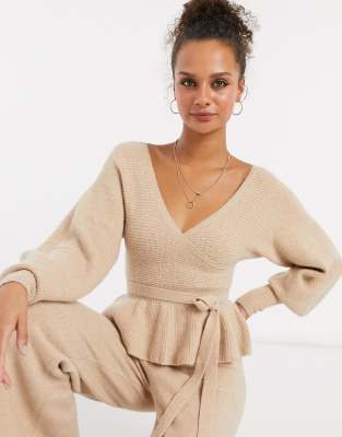 asos wrap jumper