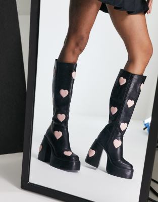 bottes avec plateforme