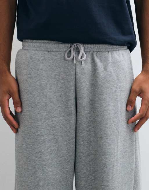 ASOS DESIGN cocoon barrel fit joggingbukser i gråmeleret, 2 af 5