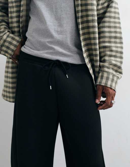 ASOS DESIGN cocoon fit joggers met verplaatste naden in zwart, 4 van 5