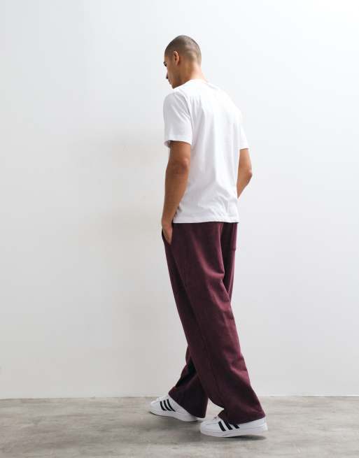 ASOS DESIGN cocoon-joggerset med stentvätt i lila, 3 av 5