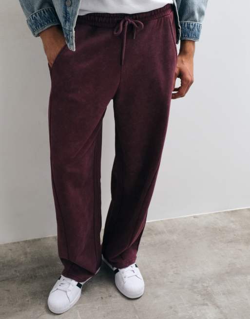 ASOS DESIGN cocoon-joggerset med stentvätt i lila, 4 av 5