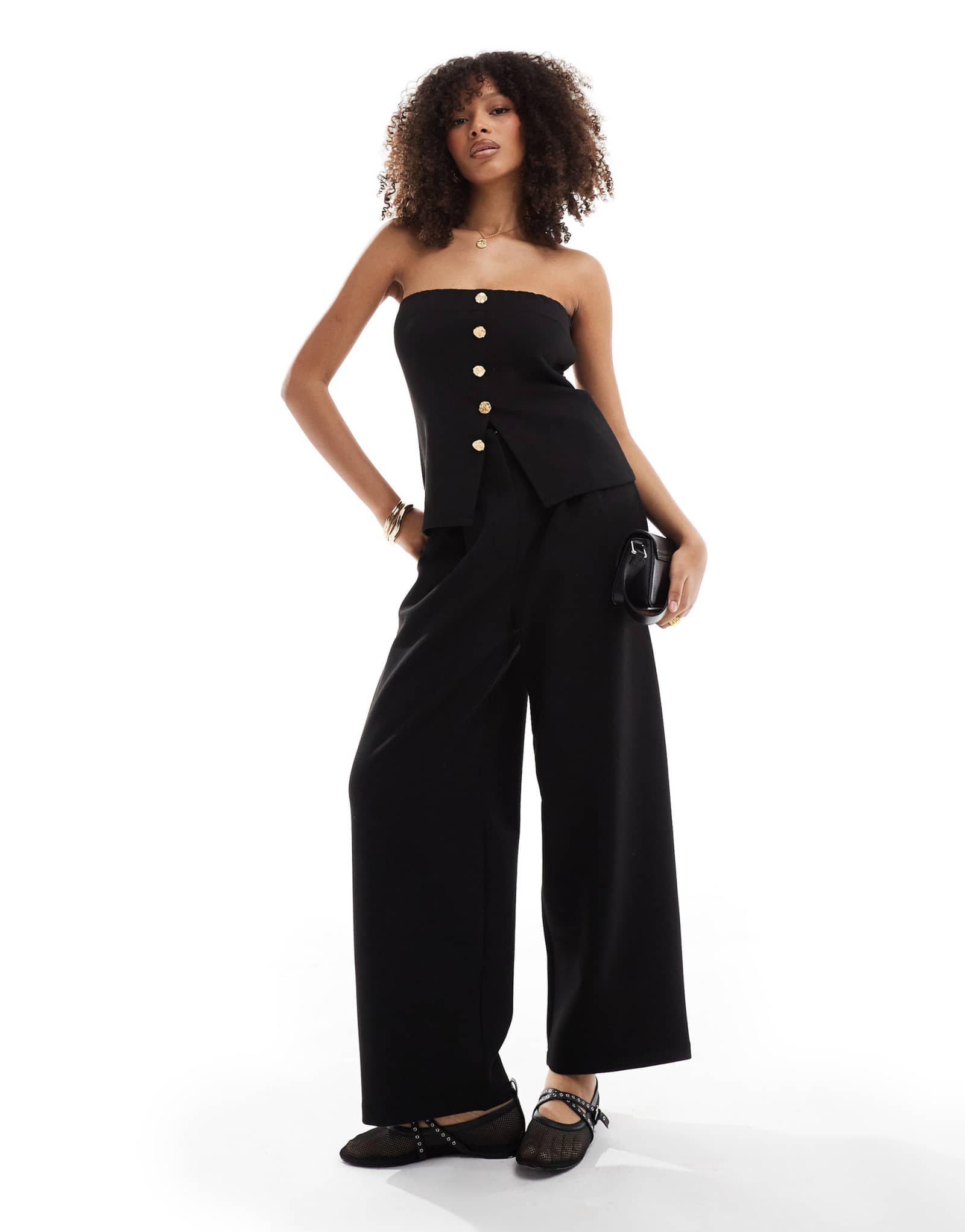 Спортивные брюки-коконы ASOS DESIGN черного цвета - часть комплекта 3790₽