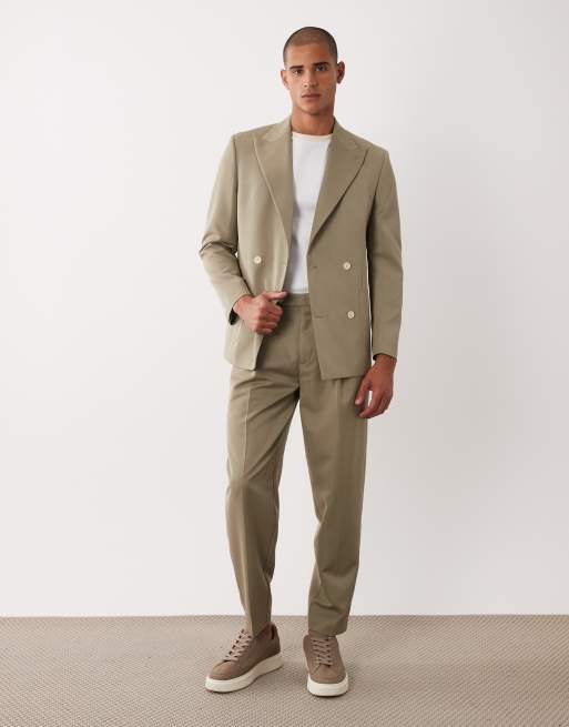 ASOS DESIGN - Colbert met normale pasvorm in kaki, 2 van 5