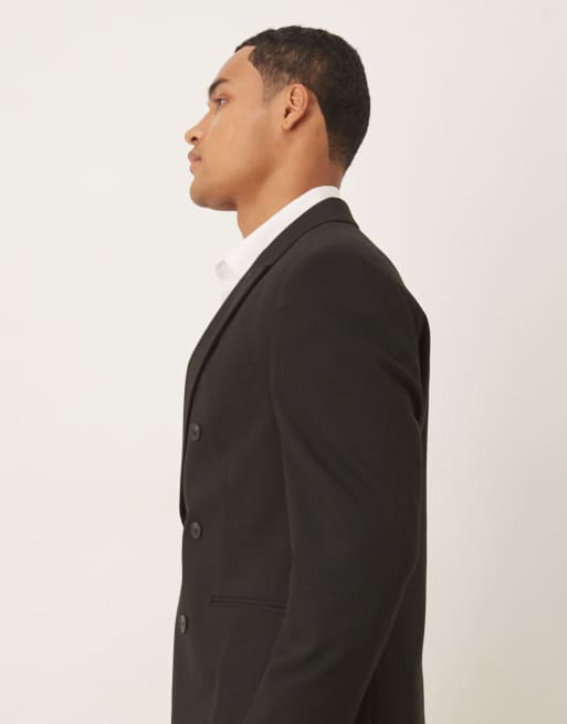 ASOS DESIGN - Colbert met normale pasvorm in zwart, 4 van 5