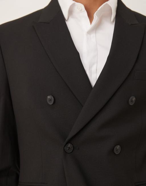 ASOS DESIGN - Colbert met normale pasvorm in zwart, 5 van 5