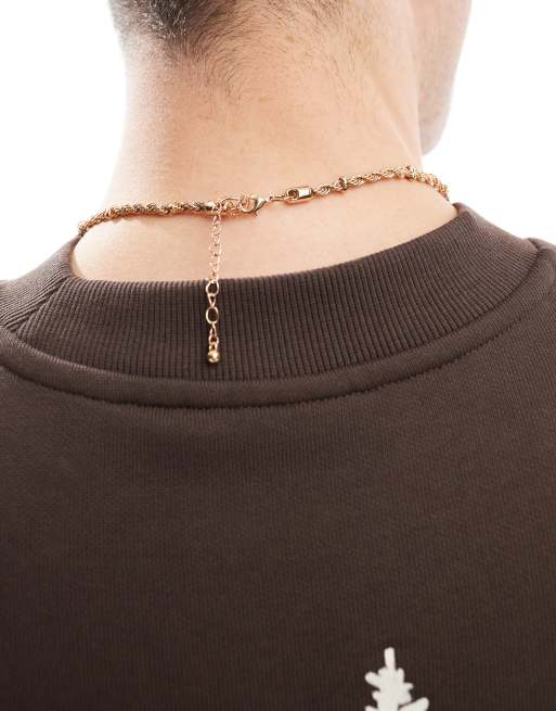 ASOS DESIGN - Catenina color oro