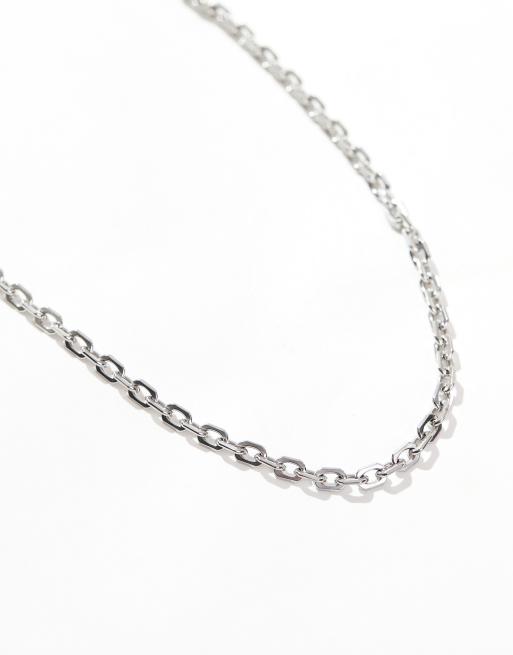 ASOS DESIGN - Collana a catenina in acciaio inossidabile resistente all'acqua color argento , 2 di 4