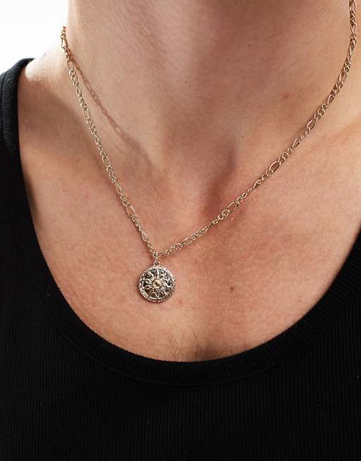 Collana Brighton Marrakesh Soleil Rotonda - Argento Placcato, Nuova Con Etichette, Lunghezza 24-26 Pollici