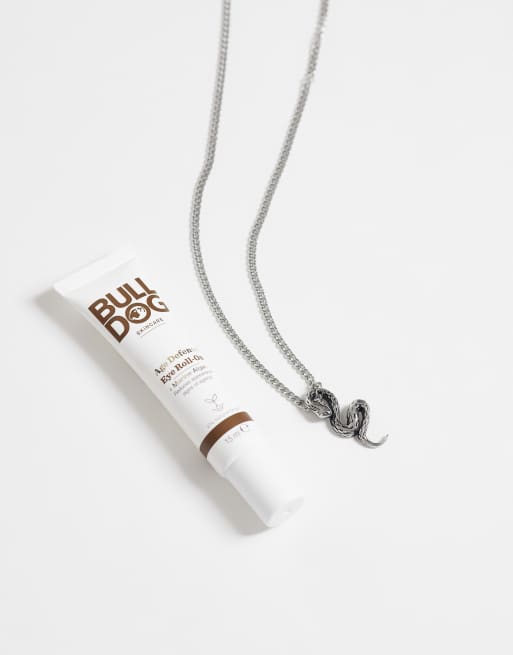 ASOS DESIGN collana con pendente serpente in acciaio inossidabile impermeabile color argento brunito, 2 di 4