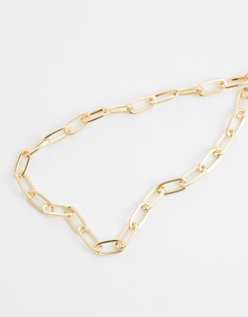 ASOS DESIGN - Collana lariat lunga dorata con perle sintetiche d'acqua dolce e barretta a T, 3 di 4