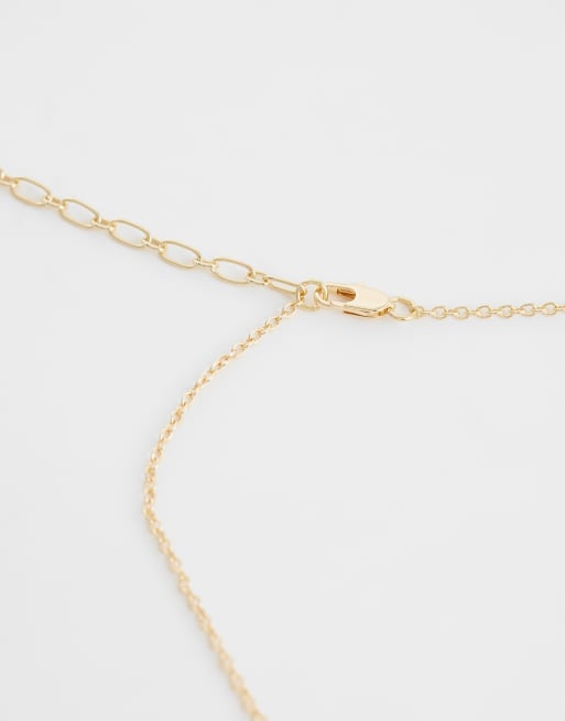 ASOS DESIGN - Collana multicolore con ciondoli a forma di fauna marina con perline e nappe, 3 di 4