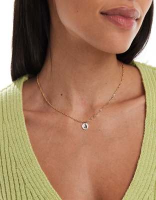 Delicata collana con barra riempita in oro 18 carati: Be Brave, ciondolo a freccia minimalista - Italia