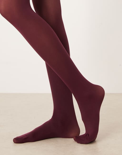 4 Paia Di Calze Al Ginocchio Donna Foderate In Pile - Collant A Compressione 40 Denari, Per Autunno/Inverno, Color Carne, Comode E Riscaldate