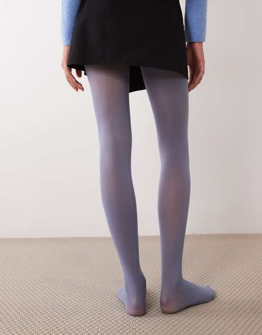 ASOS DESIGN collants 40 deniers bleus, 3 de 3