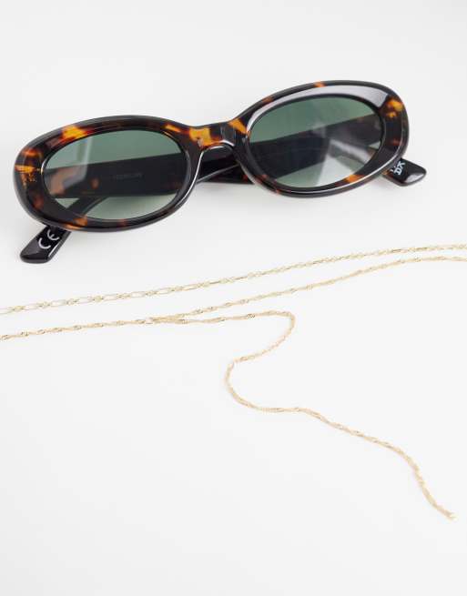 ASOS DESIGN - Collar dorado de varias hileras estilo lariat de cadena fina, 2 de 4