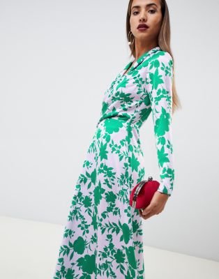 asos green tea dress