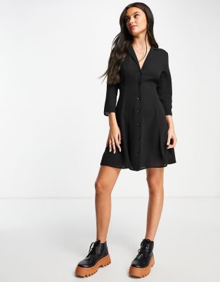 asos button down dress