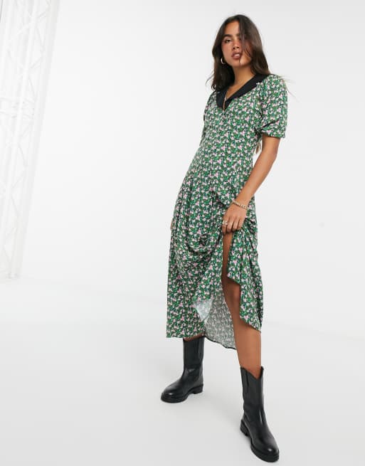 Asos ditsy hotsell floral dress