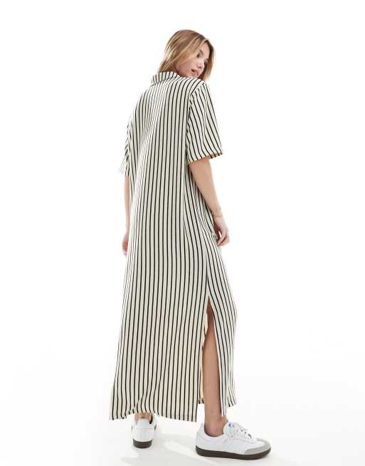 Hollister pinstripe button down dress, ASOS