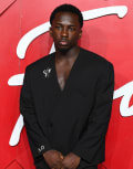 [ASOS DESIGN] ASOS DESIGN collarless double breasted boxy suit jacket in black Chest 42 Regular BLACK