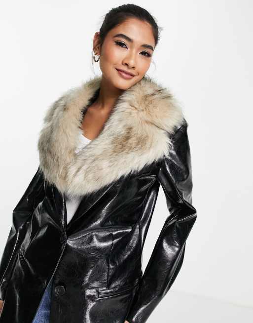 ASOS DESIGN - Colletto a punta colore neutro
