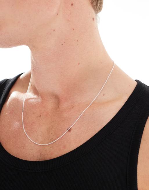 ASOS DESIGN - Collier à maille corde en argent massif  , 3 de 4