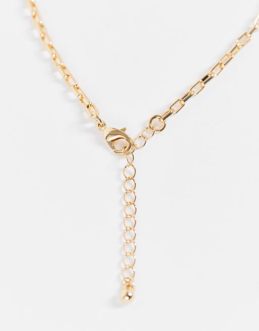 ASOS DESIGN - Collier à pendentif cercle - Doré, 4 de 4