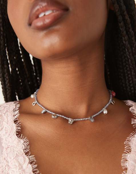 ASOS DESIGN - Collier à perles et breloques - view 1